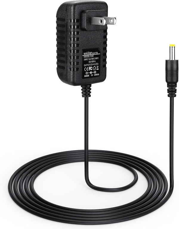 15W Power Adapter Replacement for Echo Pop, Dot 5th Gen, 4th Gen, 3rd Gen, Kids Edition, TV Cube Smart Speakers - Black