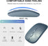 Herolland 2.4G 3 Battery Wireless Mouse, Noiseless Mouse with USB Receiver - Slim Portable Computer Mice, DPI Quiet