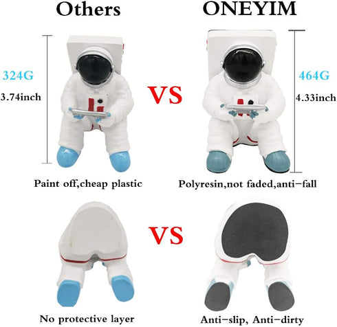 Creative Astronaut Phone Holder for Desk, Supporter for iPhone, iPad, Samsung Phone