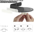 Homakover 2 Pack Acrylic Mini Circular Corner Shelf Mount for Security Cameras, Baby Monitors, Plants & More, Universal