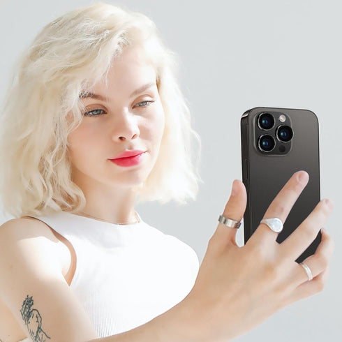 Black Camera Lens Protector for iPhone 15 Pro/Pro Max - Anti-Scratch Tempered Glass, Shockproof, Full Protection.