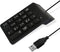 DFCROMI Numeric Keypad for Laptop, 10 Key USB Keypad, Portable Ultra Slim Mini