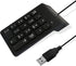 DFCROMI Numeric Keypad for Laptop, 10 Key USB Keypad, Portable Ultra Slim Mini
