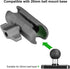 4-Hole 20mm (0.787 inches) 20mm FANAUE Aluminum AMPS Base Mount with Mounting Ball for Ball Mount arm