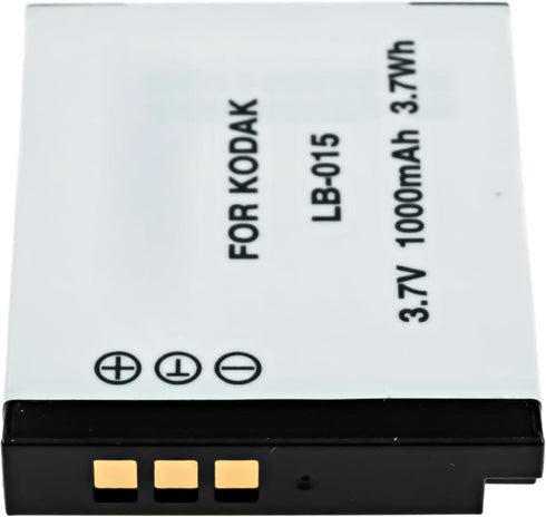 Synergy Digital Camera Battery, Compatible with Kodak PIXPRO WPZ2 Digital Camera, (Li-Ion, 3.7V, 1000 mAh) - Ultra