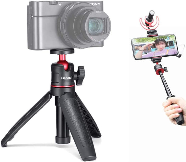 ULANZI MT-08 Extension Rod Tripod Mini Selfie Stick Tripod Stand Handle Grip for