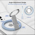 KCA_S3 360 15 16 17 S24 Purple Phone Ring Holder Case Compatible Magnetic Grip Rotation iPhone Pro Max Samsung Galaxy