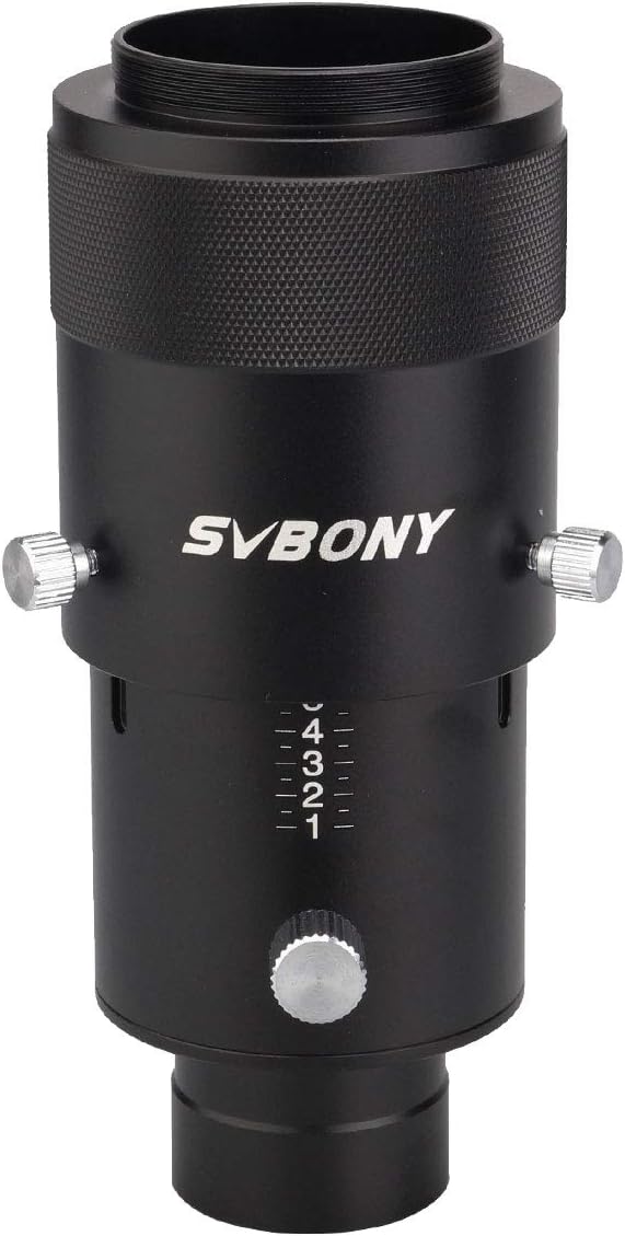 SVBONY Telescope Camera Adapter Kit for 1.25 inches Reflector Telescope Photography, Extendable Prime Focus