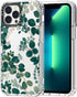 MOSNOVO iPhone 13 Pro Max Case, Clear TPU Bumper with Buffertech 6.6ft Military-Grade Drop Protection, Eucalyptus