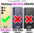 Furiet Wallet Case for Samsung Galaxy S24 Ultra 5G with Shoulder Strap Ring Buckle, Luxury PU Leather Zipper Flip Organ Purse, Card Holder Stand Cell Phone Cover for S24Ultra 24S S 24 24Ultra Khaki