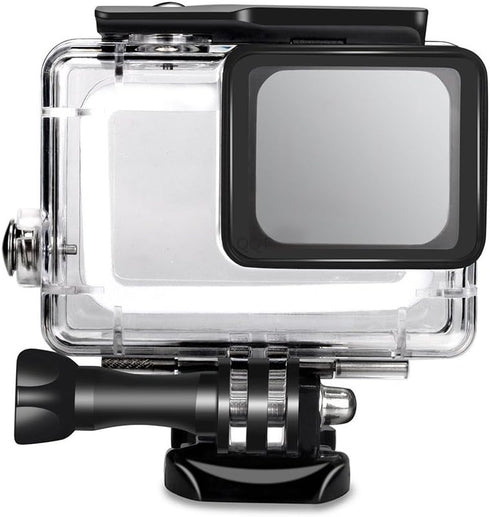 GoPro Hero 7 Black Waterproof Housing Case, Protective Underwater Diving Housing Shell 45m with Bracket