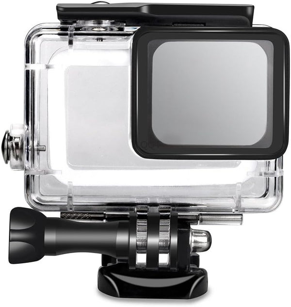 GoPro Hero 7 Black Waterproof Housing Case, Protective Underwater Diving Housing Shell 45m with Bracket