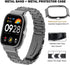 Compatible Bands for Xiaomi Redmi Watch 4, Stainless Steel Metal Replacement Strap Bracelet Accessories