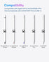 COOSTART 2nd Gen/1st 4 6 Pack Replacement Tips Compatible with Apple Pencil Gen/USB-C/Apple Pencil Pro Generation