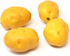 Honbay 4PCS Fake Potatoes Foam Artificial Potatoes Model Ornament Simulation Vegetable for Home Party Tabletop