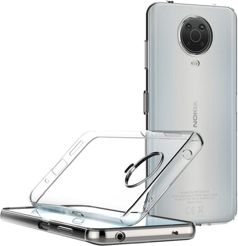 MaiJin Case for Nokia G10 / G20 (6.52 inch), Soft TPU Rubber Gel Bumper Transparent Back Cover