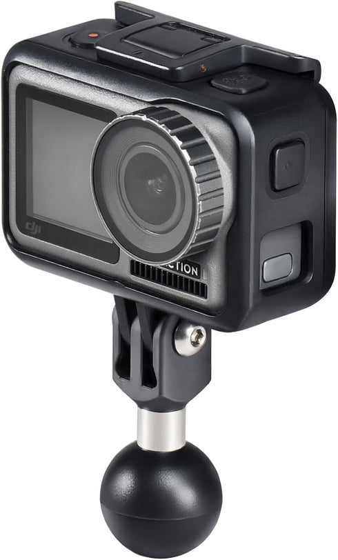 FANAUE 1" Action Camera Universal Ball Adapter with Handlebar Clamp Mount U-Bolt Base,B Size Ball Compatible Gopro Hero