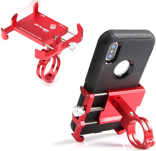 GUB Thick Case Design Bike & Motorcycle Phone Mount, Adjustable Handlebar Holder for iPhone and Samsung Phones