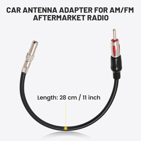 Anina Aftermarket Radio Antenna Adapter Connector Plug for Select 2006-2014 Ford F150 Explorer Mustang Fusion Lincoln Mercury by Anina