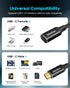 CLEEFUN USB C Extension Cable 10ft, USB C 3.2 Male to Female, 5Gbps Data & 4K Video Sync Transfer, 100W Fast Charging