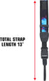 USA GEAR Neoprene Camera Wrist Strap with Comfortable Support and Quick Release Buckles for Mirrorless Cameras