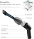 Keyboard Vacuum Cleaner Mini Rechargeable Cordless Vacuum, Desk Cleaner with LED Light for Dust, Hair, Crumbs