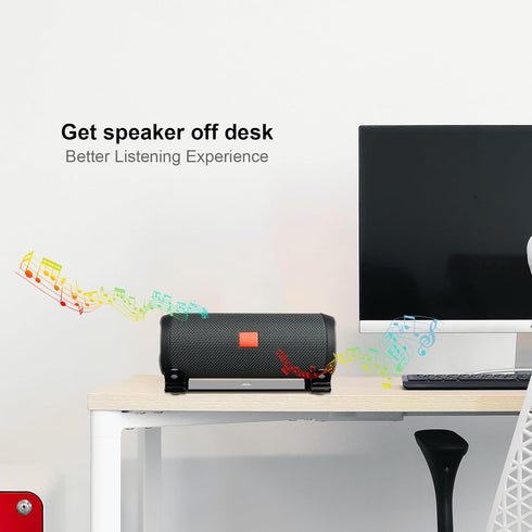 TXEsign Desktop Stand Holder for JBL Flip 4/5/6, Acrylic Bluetooth Speaker Display Stand for Cylindrical Speakers