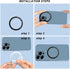 12 Pcs Magnetic Wireless Charging Metal Ring Kit, Ultra Thin Notched & Round Conversion for MagSafe iPhone