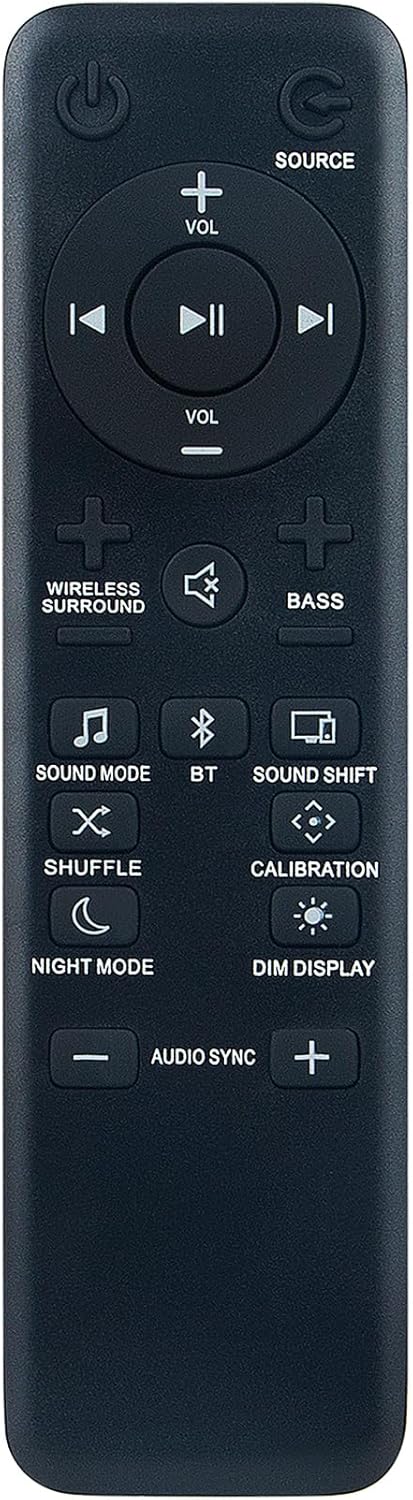 ZdalaMit Replacement Remote Control Applicable for JBL Soundbar Bar 3.1 Bar 5.1 Bar
