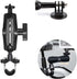 Motorcycle Camera Mount for GoPro, Handlebars Mount 1"/25mm Ball Compatible with RAM Mounts B Size