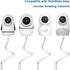 HelloBaby Flexible Baby Camera Mount Monitor Stand Baby Monitor Holder Attaches to Crib Cot Shelves or Furniture