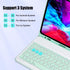 Keyboard Case with Mouse for iPad Pro 13 Inch (2024), Ultra Thin Bluetooth Keyboard with Pencil Holder, Mist Blue