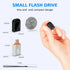 EASTBULL 16GB 5 Pack USB2.0 FAT32 16 5 Pack 1 Small Flash Drives Mini USB Drive with a USB-C Adapter, Mini Thumb Drive