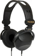 Koss R-10 On-Ear Headphones, Lightweight, 8 Foot Cord, Retro Style, Black
