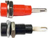 2mm Banana Socket - Red and Black, Solder-Type, Panel Mount for RC Models, 5 Pairs