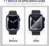 Ultra Look - Fullife 2 in 1 Apple Watch Case Series 9 45mm, Waterproof Screen Protector, Full Protective Bumper (Black)