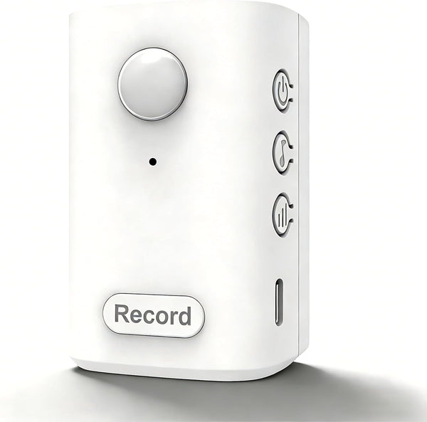 EFCWGIA 120-degree PIR Sensor recordable Motion Sensor Speaker, Talking Products Voice recordable, Motion