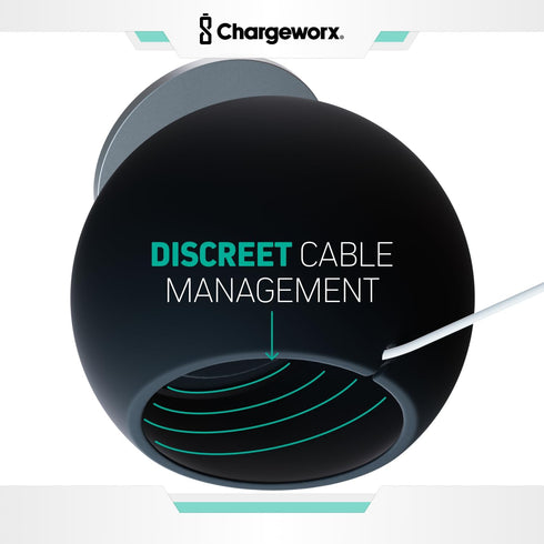 Charging Stand Compatible with MagSafe, Premium Silicone for iPhone 12/13/14/15, Discreet Cable Design