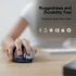 TECKNET Wireless Mouse (2.4G & BT5.0/3.0), Silent Mouse 4800 DPI with 6 Buttons, USB A Mouse for Wide Compatibility