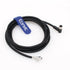 Eonvic Industrial M8 4 Pin A-Code Female Right Angle Connector Molded Shielded Aviation Sensor Cable Waterproof IP67