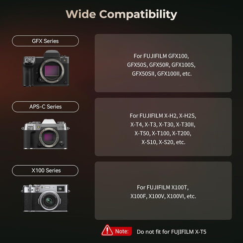 SmallRig Hot Shoe Cover for FUJIFILM X100VI X100V X-T4 X-T3 X-E4 X-T50 X-T30 X-T30II X-S20 X-S10 XPro3 X-H2s X-H2 GFX100S GFX100 II GFX50SII, etc. (except X-T5) Silver- 4697
