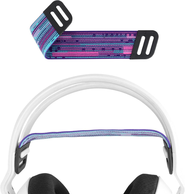 Geekria Mesh Fabric Headband Pad Compatible with Logitech G733, G335, G535 Headphones Replacement Band (Purple)