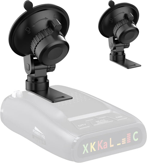 Radar Detector Mount for UNIDEN R1 R2 R3 R4 R7 DFR3 DFR6 DFR7 DFR8 DFR9 - Suction Cup Bracket