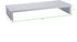 Mind Reader Woodland Collection Monitor Stand, 33 lb. Capacity, Desktop Organizer, White