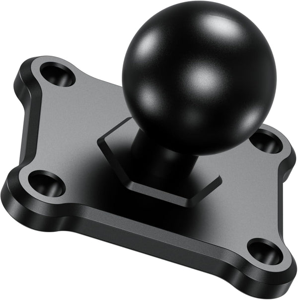 BRCOVAN 1'' Ball Mount Base with 4-Hole AMPS Square Plate & 1'' TPU Ball Adapter for RAM Mounts