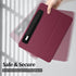 Fintie Pencil Holder Sticker - Black Adhesive Leather Pen Pouch Sleeve for Apple Pencil Pro & USB-C