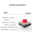 Kailh Choc V2 Low Profile Switch Red Linear, 5-Pin 50gf RGB SMD Gaming Mechanical Keyboard Switch (Choc Red 10pcs)