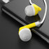 Maeline Bulk Earbuds with Microphone, Noise Isolating in-Ear Headphones for Classroom, Library, Travel, 3.5mm Wired