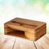 Cell Phone Stand with Speaker Sound Amplifier, Upgrade Wood Phone Holder for Desk, Portable for Home Office