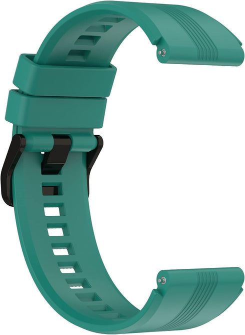 E ECSEM Bands for Bgulong H22 Smartwatch, Replacement Soft Silicone Waterproof Sport Strap Accessories